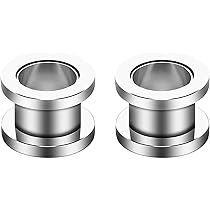 Finto Piercing Per Orecchio Con Scritte | Tunnel Bilanciere In L 872263 - Foto 9