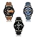 Opendeal Combo Pack of 3 Lorem Stylish Dummy Chronograph Analogue Multicolor Dial Men & Boys Watch- Od-W222 RS.415.00