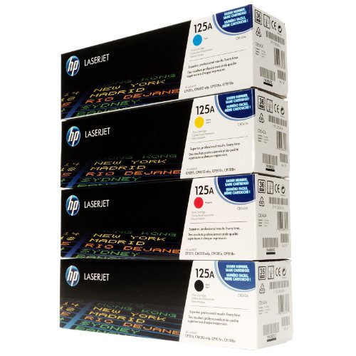 Hp Original Full Set includes Hp CB540/ CB541/ CB542/ CB543A Toner Cartridges