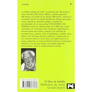 Encuentros con animales (El Libro De Bolsillo - Bibliotecas De Autor - Biblioteca Durrell)