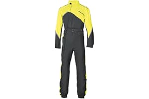 Held Monsun 2 1-Teiler Motorrad Regenkombi, schwarz/gelb, XXXL