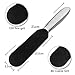 BNG Double Sided Foot Rasp Files with Stainless Steel Handle and 12PCS Black Refill Pedicure Feet Care Tool (Medium Size)