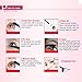 EgoEra Eyelash Curler Electric Heated Professional USB Portable Rechargeable Carbon Ceramic Heating Eyelash Wand Crimper Tools