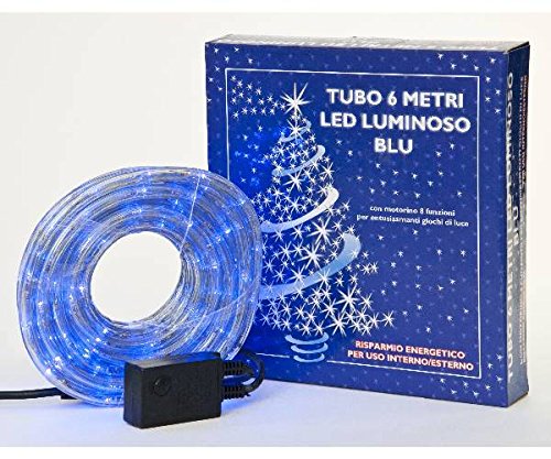 Preisvergleich Produktbild GESCO LED Lichtschlauch 6 Meter Blau