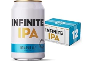 Infinite Session - Alcohol Free Beer - India Pale Ale - Case of 24 x 330ml cans - Gluten-Free, Vegan - 35 Calories per can - Award Winning Craft Beer - Brewed in The UK