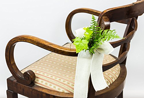 5 m Jute Dekoband Band Vintage 10 cm breit Naturband Jute Hochzeit Natur farbe - 4