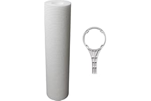 ELETECH Commercial ice Machine Water Filter for Commercial Reverse Osmosis Water Dispenser Coffee Maker Drinking Water Filter Filtration System for refrigerators (Filter Element for Single-Stage Water)