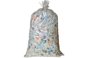 SCM Créations Sac Flocons de Mousse 1kg Environ pour bourrage Coussins, poufs,etc