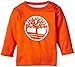 Timberland Baby-Boys T05F10 Long Sleeve Polo T-Shirt, Orange, 3 Years