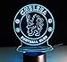 Produktbild Chelsea F.C 3D-Effekt-Lampe, 3D-Effekt, 3D-Effekt, Farbwechsel, Stimmungslampe, 7 Farben, Touch-Tasten-Steuerung, Größe: 15,7 x 23 x 8,8 cm
