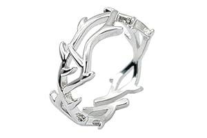 KONFEN Ring Verstellbar Silber Herren Damen, Fidget Rings Offen Dornen Zweig Ringe Men Women Zeigefinger Verstellbare, Fußringe Zweifingerring Vintage Retro Daumenring Ring Männer Modeschmuck