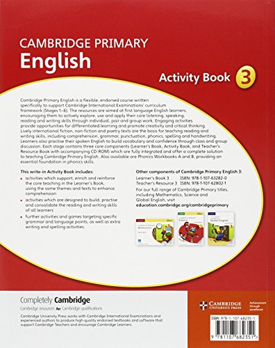 Book's Cover ofCambridge Primary English Activity Book Stage 3 Activity Book
