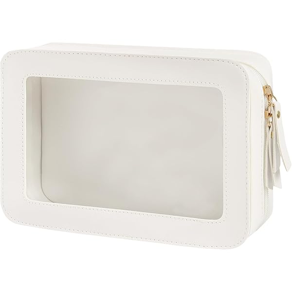 Trousse Trucchi Pochette Piccola Donna Mini Borsa da Toilette Cosmetica da Viaggio 4 Pezzi Bustina Portatutto Ragazza Makeup Bag Necessaire Donna