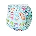 Alva Baby 6pcs Pack Fitted Pocket Cloth Diaper with 2 Inserts Each (Boy Color)6DM03 (Baby/Babe/Infant - Little ones)