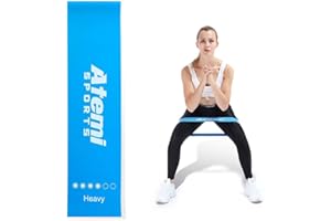 ATEMI SPORTS Banda Elastica [EXTRA LARGA] | Fasce Elastiche Fitness per Glutei, Gambe, Fianchi | Bande di Resistenza per Donne o Uomini | [VENDUTO SINGOLAMENTE]