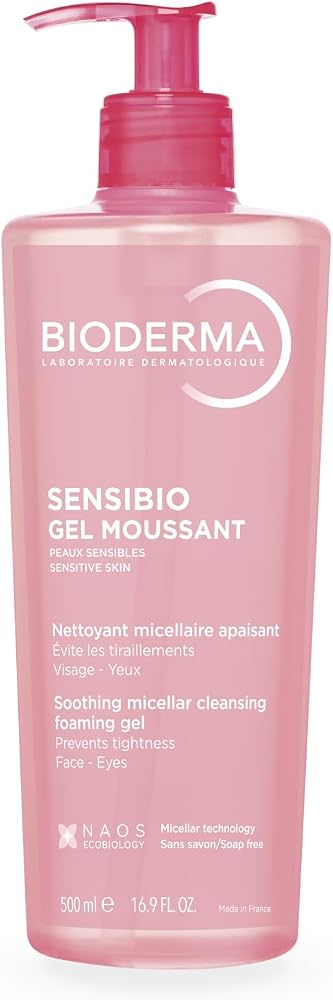 Bioderma Sensibio Foaming Gel Hassas ve Normal Ciltler için Nemlendirici Etkili Durulanan Micellar Yüz Temizleme Jeli