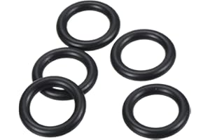 PATIKIL 25 Stück Dichtungsringe O-Ringe Gummidichtung 28mm AD 20mm ID 4mm Dicke Nitrilgummi Unterlegscheibe Dichtungssatz Gummischeiben für Auto Klimaanlage Wasserhahn Rohr Schwarz