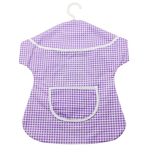 COM-FOUR® Wäscheklammer-Kleid mit Bügel in verschiedenen Motiven und 12 Wäscheklammern mit Softgrip - 5