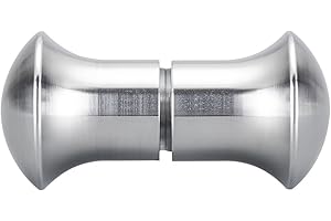 DIYI Hoch 304 Stahl Doppel Knopf Türgriff Duschtürknopf Duschtürgriff Dusche-Griff Beschläge Türknauf Griff Knopf Schrankgriff Dusche Türknauf 08