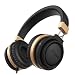 Produktbild Honstek A5 Kopfhörer, On Ear Stereo Headset mit Starkem Bass, Eingebautem Mikrofon, Ergonomisches und Modisches und 3,5 mm Klinkenstecker für iPhone, Android Smartphone, Computer, Kinder (Schwarz)
