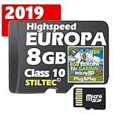 16 GB MICRO SD KARTE - Class 10 (schnellste Karten) Karte in das GARMIN einlegen - FERTIG!