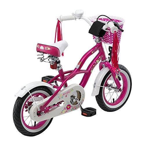 BIKESTAR® Premium Design Kinderfahrrad für coole Kids ab 3 Jahren ★ 12er Deluxe Cruiser Edition ★ Creamy Violett - 4