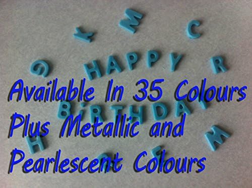 Edible letters cupcake cake toppers, decorations, wedding. Up to 30 letters - free postage, please message me with the letters you would like. (Metallic Copper)