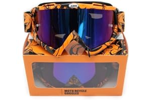 MOTOPARTS Lunettes de Motocross, Enduro, VTT, Ski, Snowboard, Supermotard, Offroad