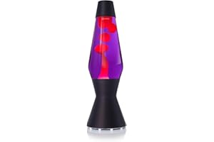 Mathmos Heritage Lampada Lava Astro (Nero - Viola/Rossa)