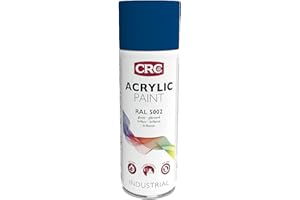 CRC Corporation 11681-AA - ACRYLIC PAINT. Peinture acrylique haute brico. Séchage rapide. RAL 5002 bleu outremer 400 ml