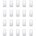 anchor by panasonic Ziva 6A 1 Way 1 Module White Switch, 68001 (Pack Of 20)