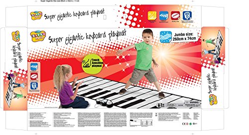 Vinsani Children Kids Super Gigantic Keyboard Piano Musical Music Indoor Outdoor Floor Playmat