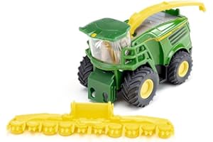 siku 1794, John Deere 8500i Forage Harvester, 1:87, Metal/Plastic, Green, Removable corn header, Movable fuel pipe, Trailer hitch