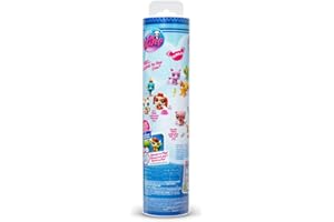 Littlest Pet Shop Pet Trio Tube Island Vibes | Each Pet Trio Tube Contains 3 LPS Mini Pet Toys 1 Accessory 1 Collector Card And 1 Virtual Code | Collectable Toys For Girls And Boys