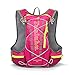 Produktbild RadfahrerRucksack Nylon Ultra Light Running Marathon Outdoor Fahrrad-Zubehör Reise Bergsteigerwasser Wasserbeutel Rucksack Männer und Frauen,Pink