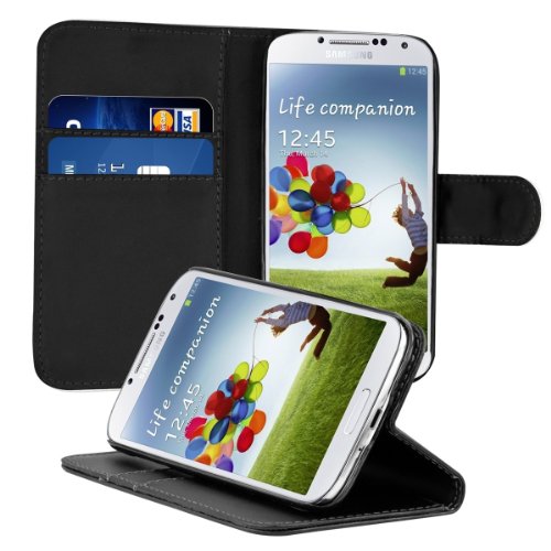 kwmobile Funda para Samsung Galaxy S4 - Carcasa de Cuero sint tico - Case con Tapa y Tarjetero en Negro reviews kwmobile Funda para Samsung Galaxy S4 - Carcasa de Cuero sint tico - Case con Tapa y Tarjetero en Negro