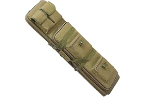 QMZDXH 85/100/120Cm Gewehrtasche, Lang Waffentasche Gun Bag Futteral Mit Pouches Compartments Gewehrfutteral Für Gewehr Groß Militär Jagd Flinte Green,85CM