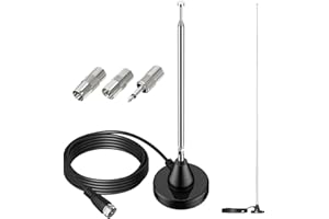 YdseozOA Antena de Radio FM Dab Antena Am Antena Interior Dab FM FM Antena de Varilla telescópica Digital con sintonizador de Radio FM Receptor estéreo