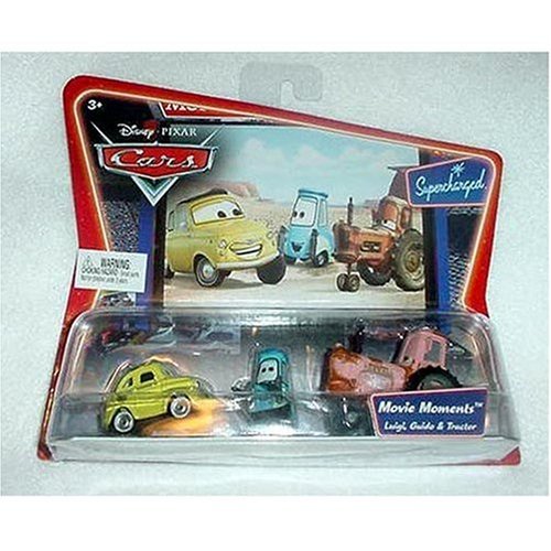 Buy Disney Pixar Cars Movie Moments Luigi, Guido & Tractor Online at