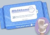  Tshittens - Toallitas húmedas desechables en forma de guante, 1er pack (20 unidades)