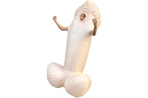 FXICH Disfraz inflable en T para adultos, disfraz inflable para Halloween, vestidos de despedida de soltera, disfraz de T