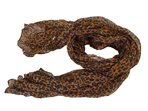 WMA - Sciarpa Hot Fashion Celebrity lunga da donna con stampa maculata