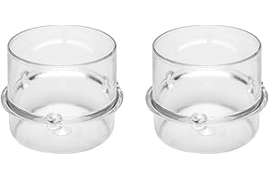 MIRTUX Kit mit 2 Messbechern, kompatibel mit Thermomix TM3300, TM21, TM31 | Dosierdeckel | Deckel für Messbecher geeignet für Vorwerk