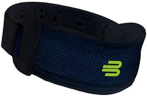 Bauerfeind, 1 unisex knä-sportbä , "Sports Knee Strap", Kan bäras på vänster & höger knä, Patellabandage för löpning, marat
