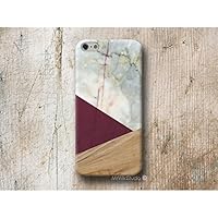 Burgund Holz Weiß Marmor Handy Hülle Handyhülle für Huawei P20 Pro P10 Plus P9 P8 Lite Mate 10 9 Pro lite S G8 P SMART Nexus 6P HTC 10 M9 M8 A9 Desire 626 U11 . . .