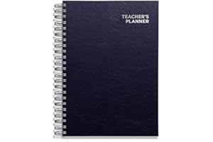 Teacher Planner 2024-2025 by Pirongs A4 7 Lesson - Navy
