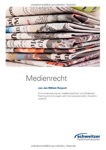 Medienrecht: Eine Untersuchung der medienspezifisch vorzufindenden Rechtsgutsverletzungen unter kompensatorischen Gesichtspunkten