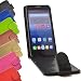 Produktbild Flip 2 in 1 set Tasche für Gigaset GS 160 / GS160 Slide Kleber Hülle Case Cover Schutz Bumper Etui Handyhülle in Schwarz