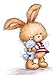 Produktbild Wild Rose Studio Bunny mit Teddy Stempel, mehrfarbig, 0,1 x 9 x 18 cm