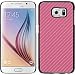 Produktbild PhoneNatic Case für Samsung Galaxy S6 Hülle pink Carbonoptik Hard-case für Galaxy S6 + 2 Schutzfolien